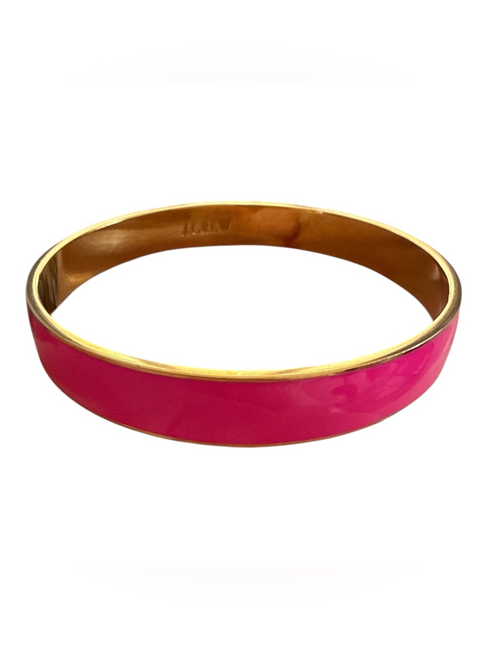 J.Crew Hot Pink Enamel Bangle Bracelet